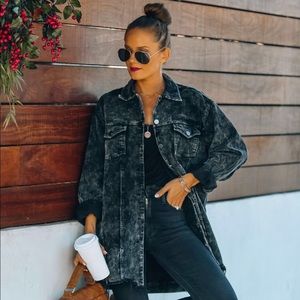 VICI DISTRESSED CORDUROY SHACKET *SOLD OUT*